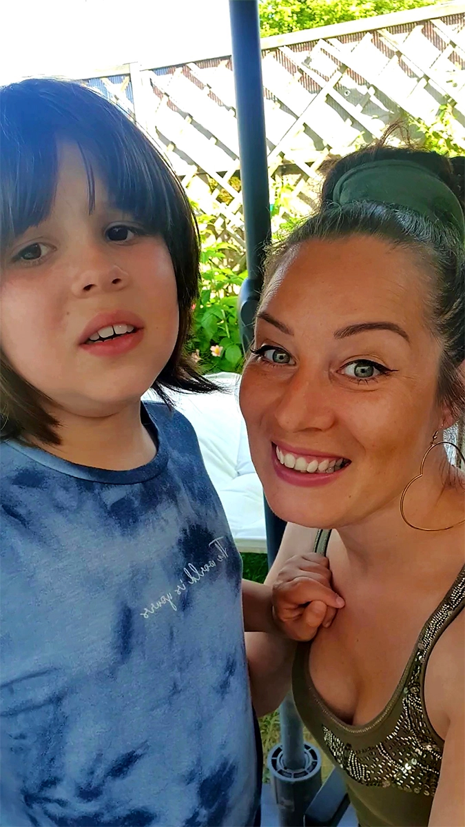 Mother and son