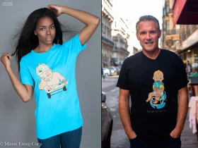 Bruno Bellone and Magalie Kabengele