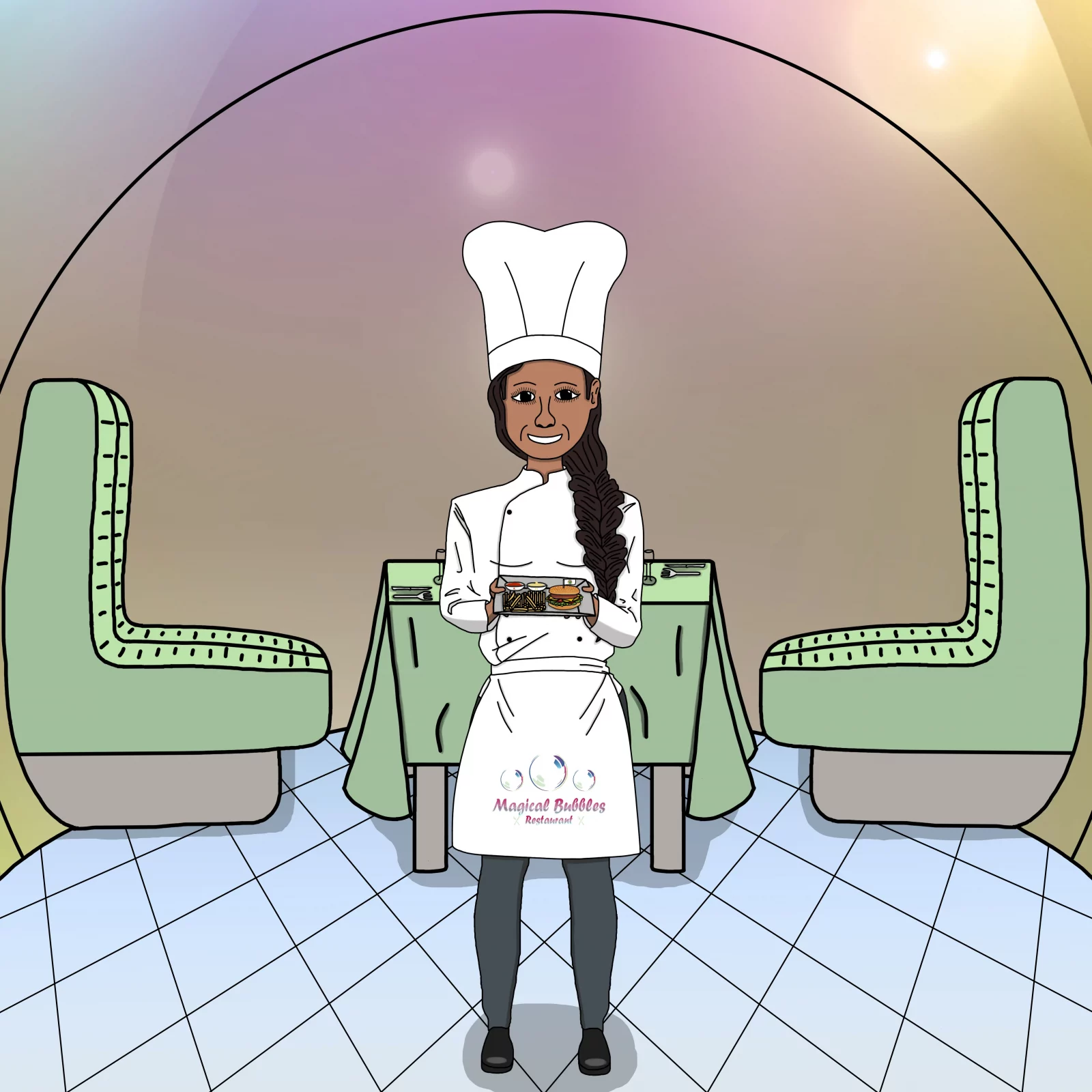 Blackmail at the Magic Bubbles Restaurant!