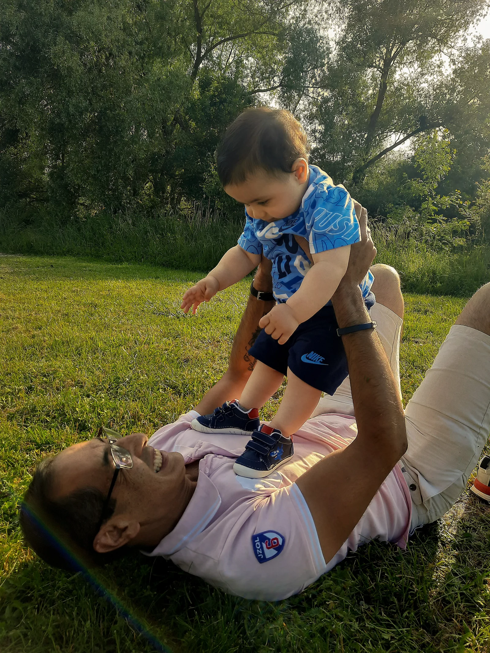 Farid, doting father, talks to us about parenthood