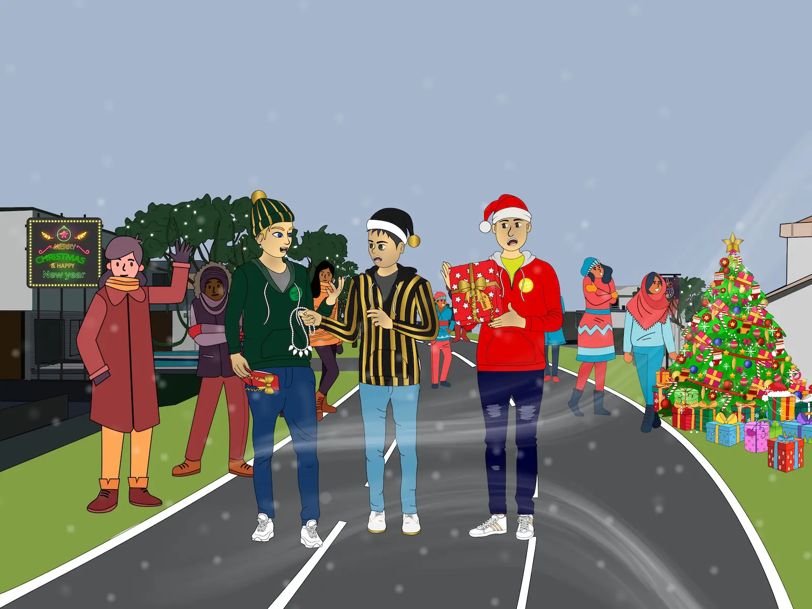 Eli Tilmann and the mysterious Santa Claus